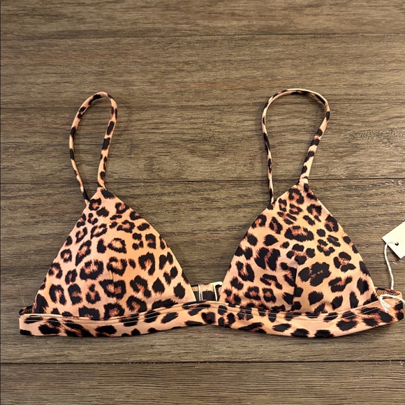 NWT [Summersalt] Triangle Bikini Swimsuit Top in Leopard Women’s Multiple Sizes - Picture 7 of 13